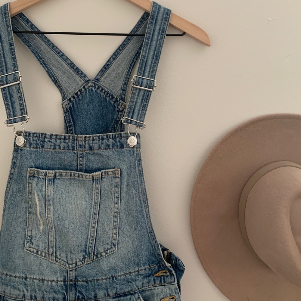 Boyfriend Fit Denim Overalls | H&M